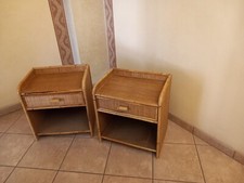 Comodini coppia in Vimini e