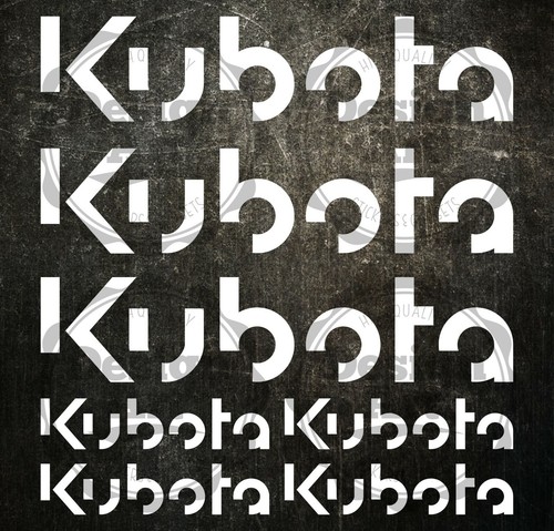 Kubota adesivi sticker - sticker, mini