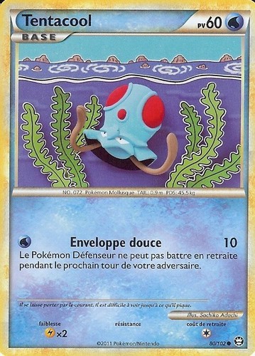 Carte pokemon tentacool - ", "