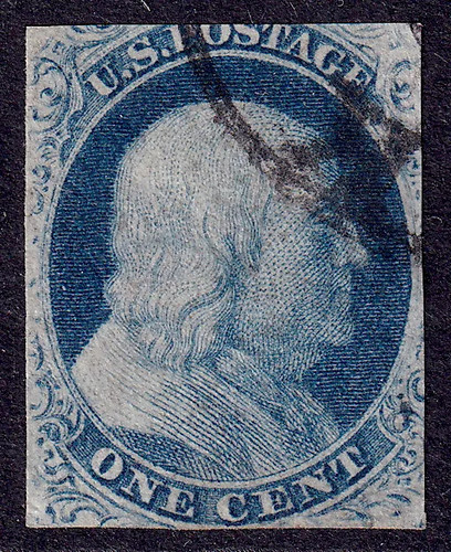 Scott 1857 franklin 1c - us, 24,