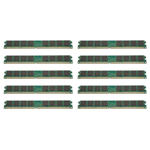 10x 2gb ddr2 memoria 8v - 10x, 1.8v
