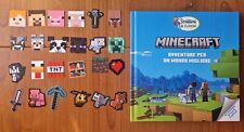 Lotto 24 Toppe Adesive + Libro MINECRAFT Scrittori di Classe CONAD 2025 COMPLETA