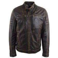 Giacca da uomo in pelle di