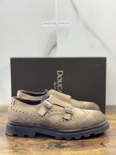 Doucal’s Scarpa Uomo Doppia Fibbia Suede Cacao Luxury Men Doucal’s Shoes 45