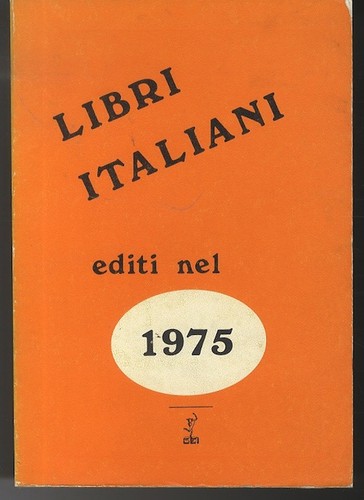 Libri italiani editi - , 1975