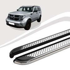 Pedane Compatibili Per Dodge Nitro Dal 09-2006 Al 12/2012 MYDO Cromato Con A
