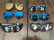 LOTTO QUIKSILVER X 6 sei paia occhiali da sole lenti STANDARD avvolgenti specchio aviatore B NUOVI