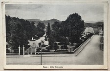 Cartolina Sora villa comunale animata veduta Frosinone Lazio paesaggistica T17