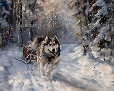 Giro in slitta 8x10 stampa