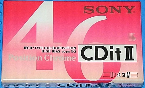 Sony cdit audiocassetta - sony, ii