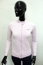 Felpa Carhartt Donna Taglia XS Maglietta SweatShirt Sweater Woman Logo Rosa