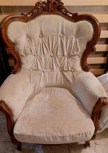 Vintage poltrona antica - poltrona,