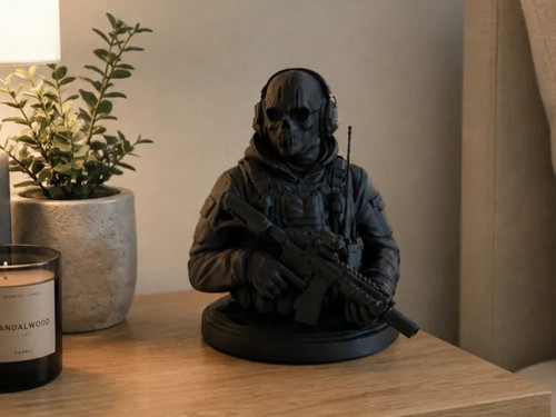 Busto soldato fantasma call - busto,