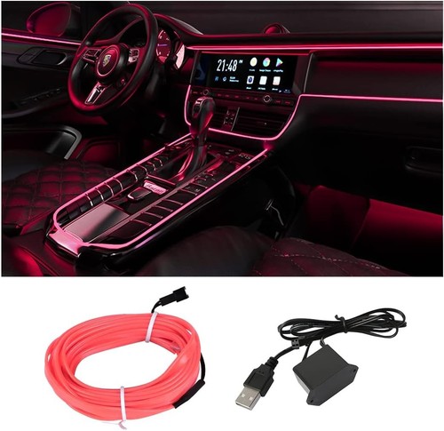 Interior car led pink - car, light