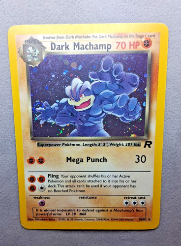 Dark machamp team rocket - machamp,