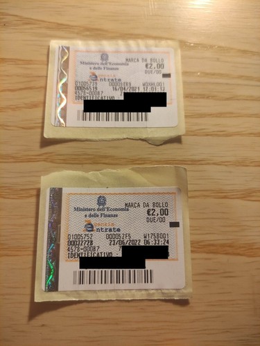 Marche bollo euro nuove - marche,