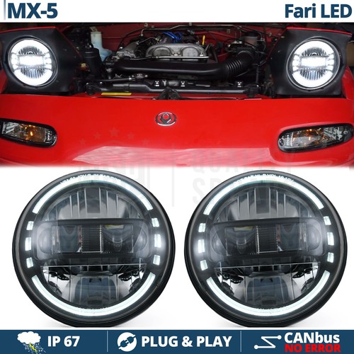 Fari led drl per mazda - fari,