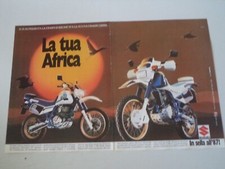 advertising Pubblicità 1986 MOTO SUZUKI DR 600 S/DR 600 R DJEBEL