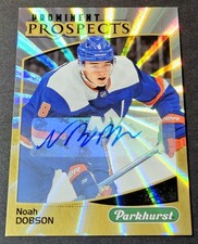 Noah Dobson Gold Rookie Auto