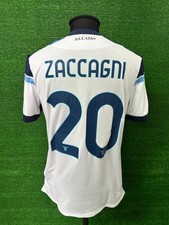 Maglia Lazio ZACCAGNI + Pennant Match Worn Unwashed Shirt Indossata Jersey Camis