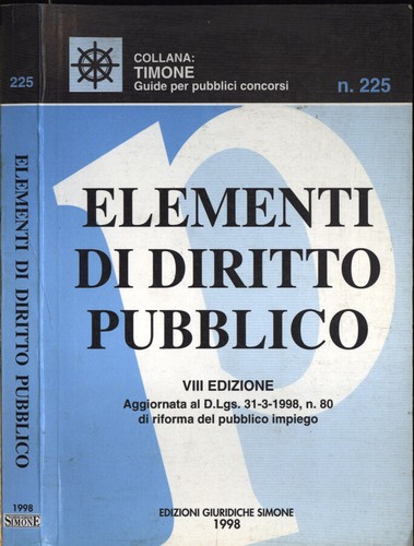 Elementi diritto pubblico - elementi, di