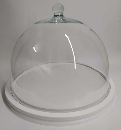 Alzata vetro con - in, coperchio
