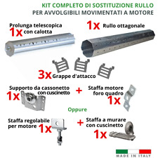 KIT RULLO PER AVVOLGIBILI TAPPARELLE CON MOTORE completo di accessori
