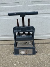 Romanoff Pressa Gomma Vulcanizzatore Manuale, Funzionante, 110v, Pad 8”x5”