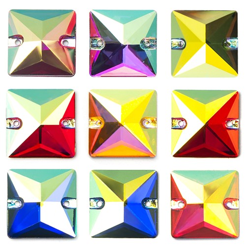 Strass quadrato effetto - quadrato, 6a
