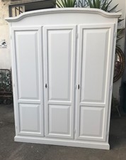 ARMADIO  3 ANTE BIANCO SHABBY