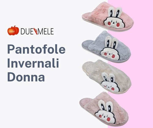 Due mele pantofole ciabatte - due,