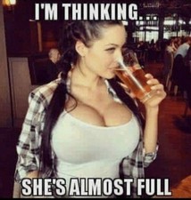 I'M THINKING SHE IS FULL FUNNY