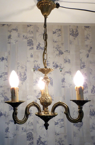 Lampadario vintage francese - vintage,