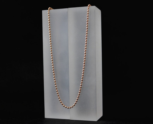 Collana sfera oro rosso - a,