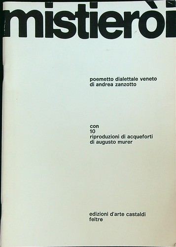 Mistieròi poemetto dialettale - mistierÒi,