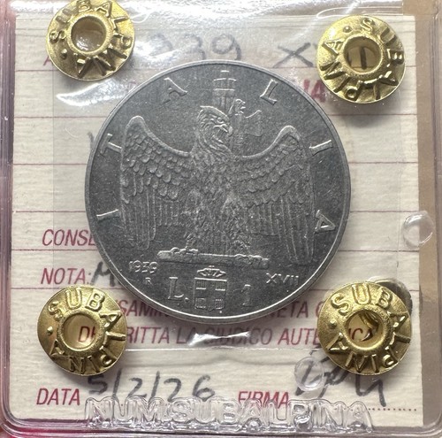 Regno italia lira impero - d',