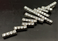 CIONDOLO  CROCE STILIZZATA CON ZIRCONI BRILLANTI