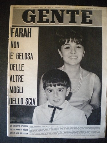Gente 1965 farah diba sean - gente,