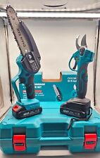 Kit Potatrice Cesoia Forbice e Mini Motosega Elettrica con Batterie Ricaricabili
