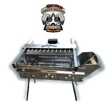 "Piccola" Fornacella A Carbone + Sistema Automatico Cuoci Arrosticini 11 Slot