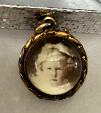 Rara antica foto medaglione