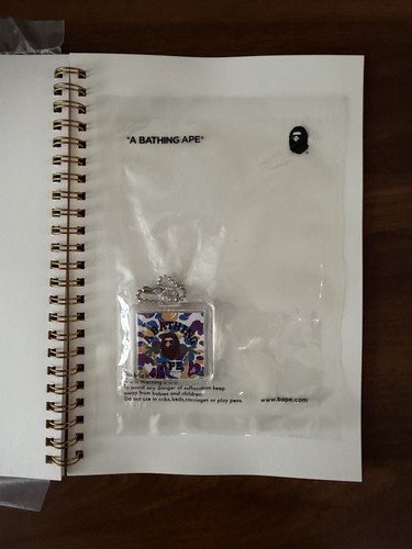 Portachiavi bape blu nuovo - bape,