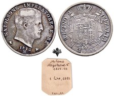 NAPOLEONE I 2 lire 1812 Milano Regno d'Italia ARGENTO