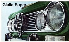 Alfa romeo giulia 1600 super - alfa,