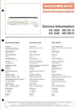 Nordmende Manuale di servizio