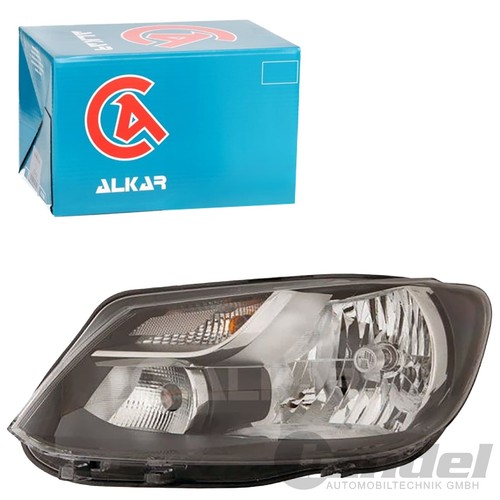Alkar fari neri destro - h4,