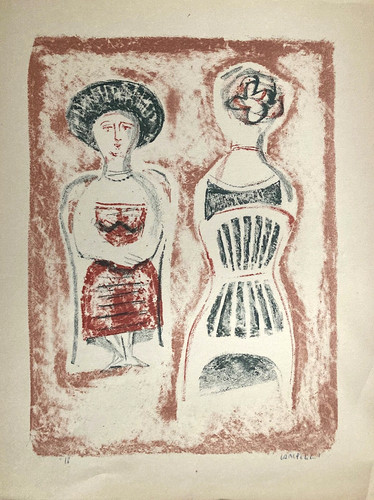 Massimo campigli lithographie - massimo,