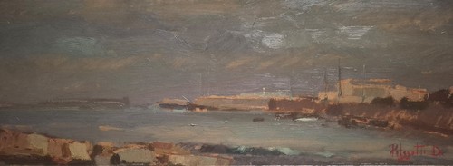 Dipinto olio tavola - dipinto,
