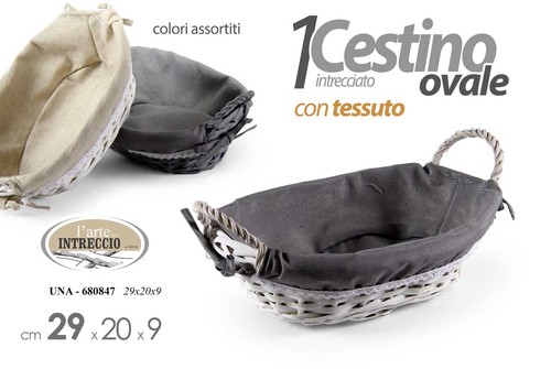 Cestino ovale porta - , pane