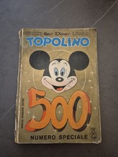 Topolino n° 500 - 27 Giugno 1965 - Originale 1ª Edizione con Farfalla 